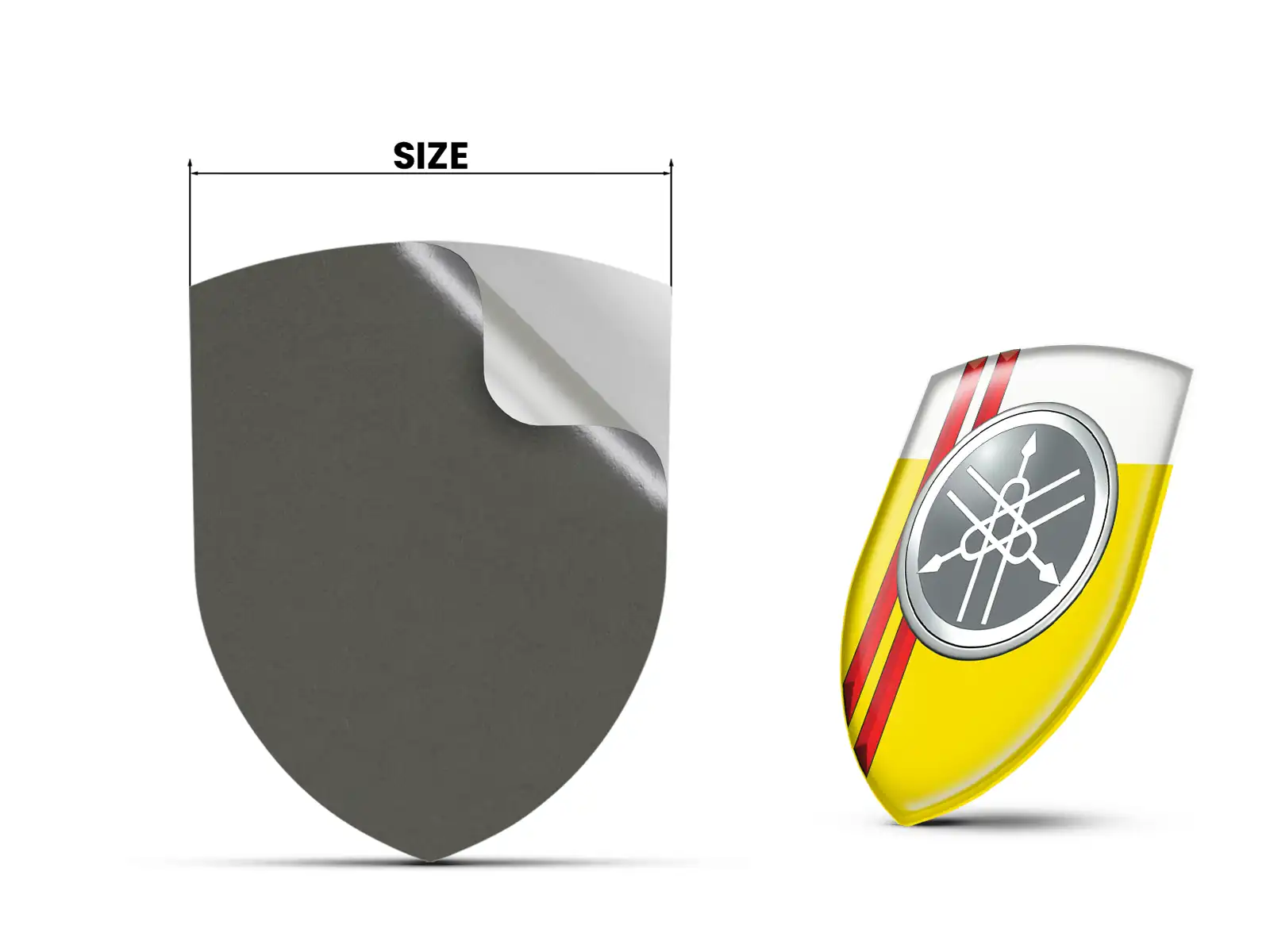 Yamaha Décalco Auto-Adhésif Finition Supérieure Stickers Perso